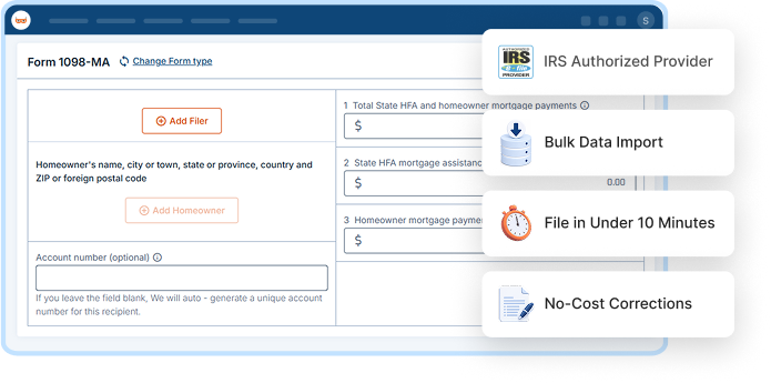 File Form 1098-MA Online