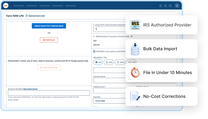 E-file Form 1099-LPS Online