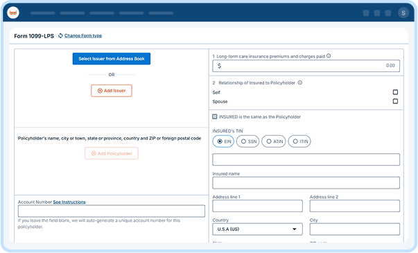 E-file Form 1099-LPS Online