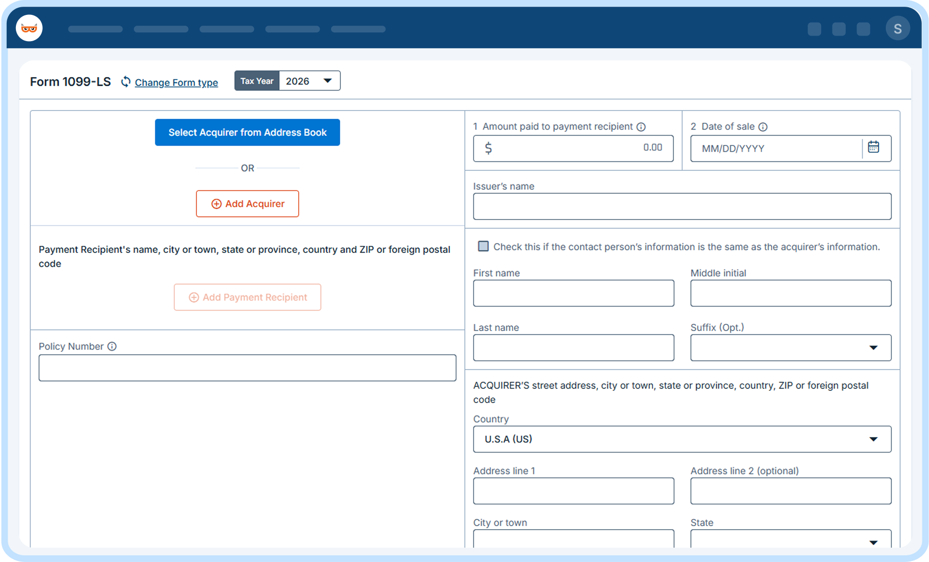 E-file Form 1099-LS Online