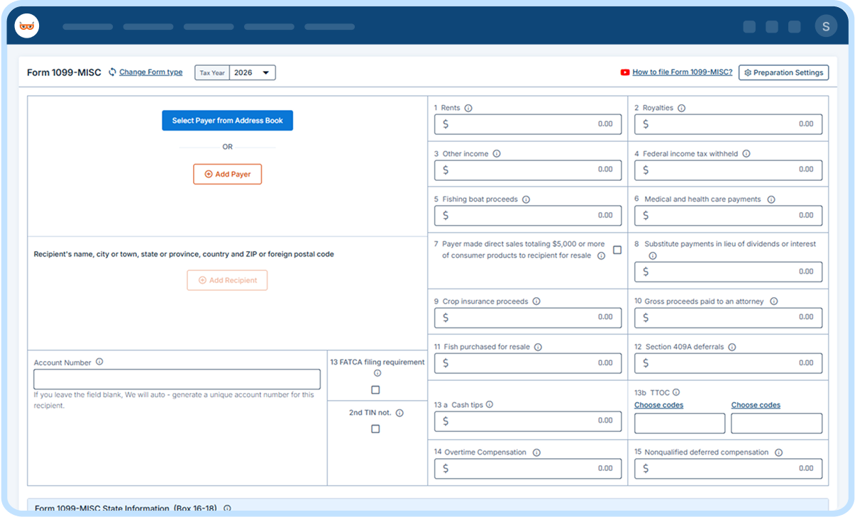 E-File Form 1099-MISC Online