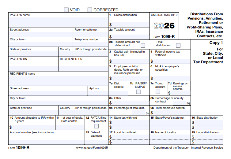 Form 1099-R: Payments from Qualified Education Programs