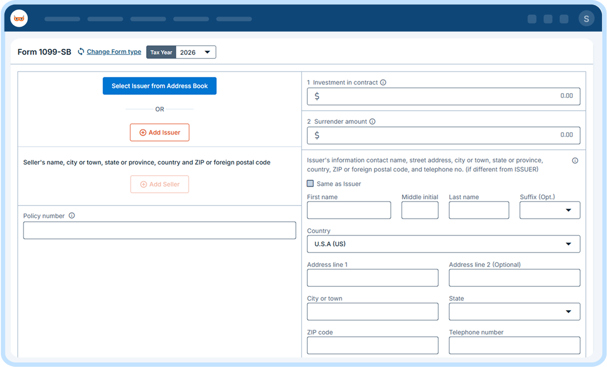 E-file Form 1099-SB Online
