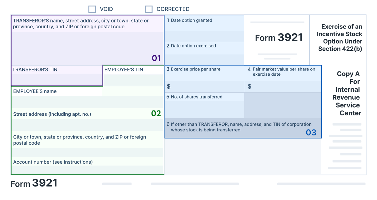 What Information is Required to E-file Form 3921 Online?