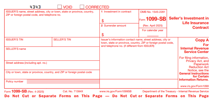Form 1099-SB: What You Need to Know