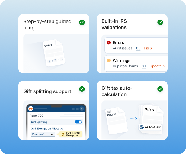 File Form 709 with Ease