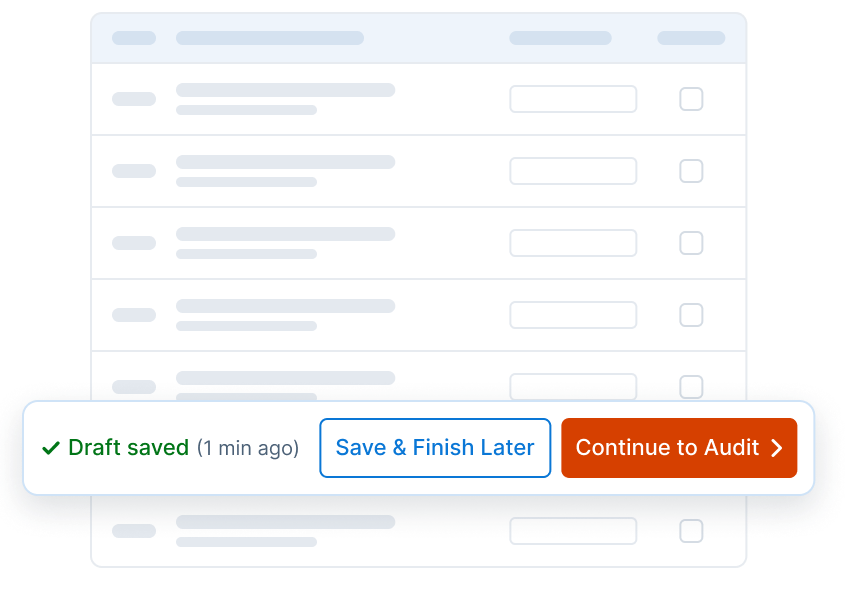 Save and Finish Later