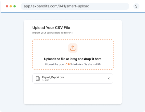 Upload Your CSV File