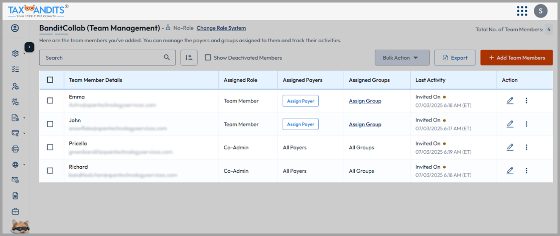 Access for Unlimited Team Members