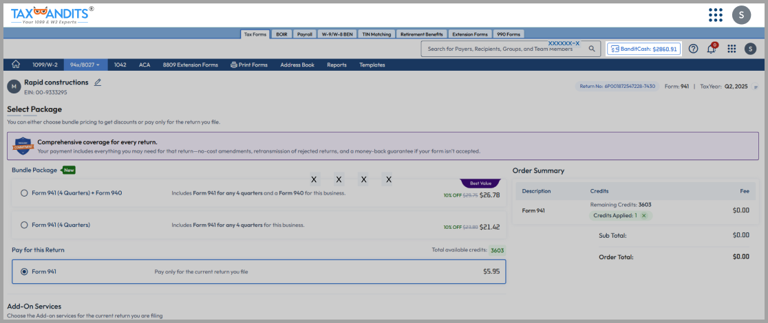 BanditCash for Uninterrupted Filings