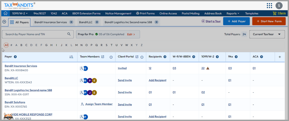 Centralized Dashboard for Streamlined Setup