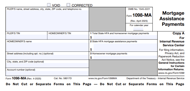Form 1098-MA: Key Insights