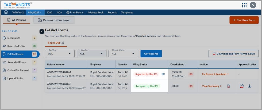 Real Time Status Updates