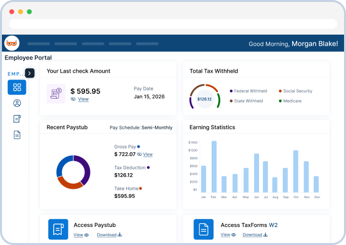 A Secure Portal for Your Nanny Payrolls
