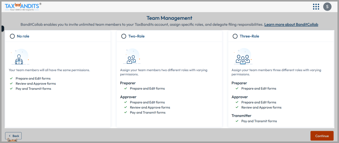 Predefined Roles, Streamlined Workflow