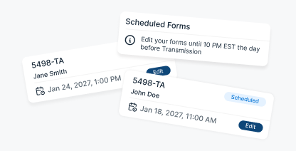 Schedule Filing