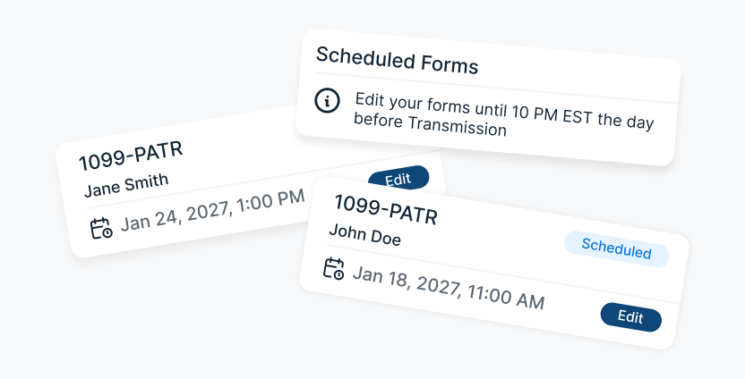 Schedule Filing