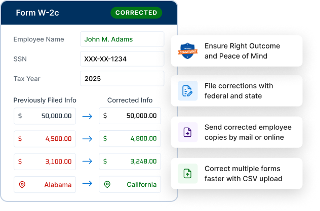 File W-2 Corrections for Free