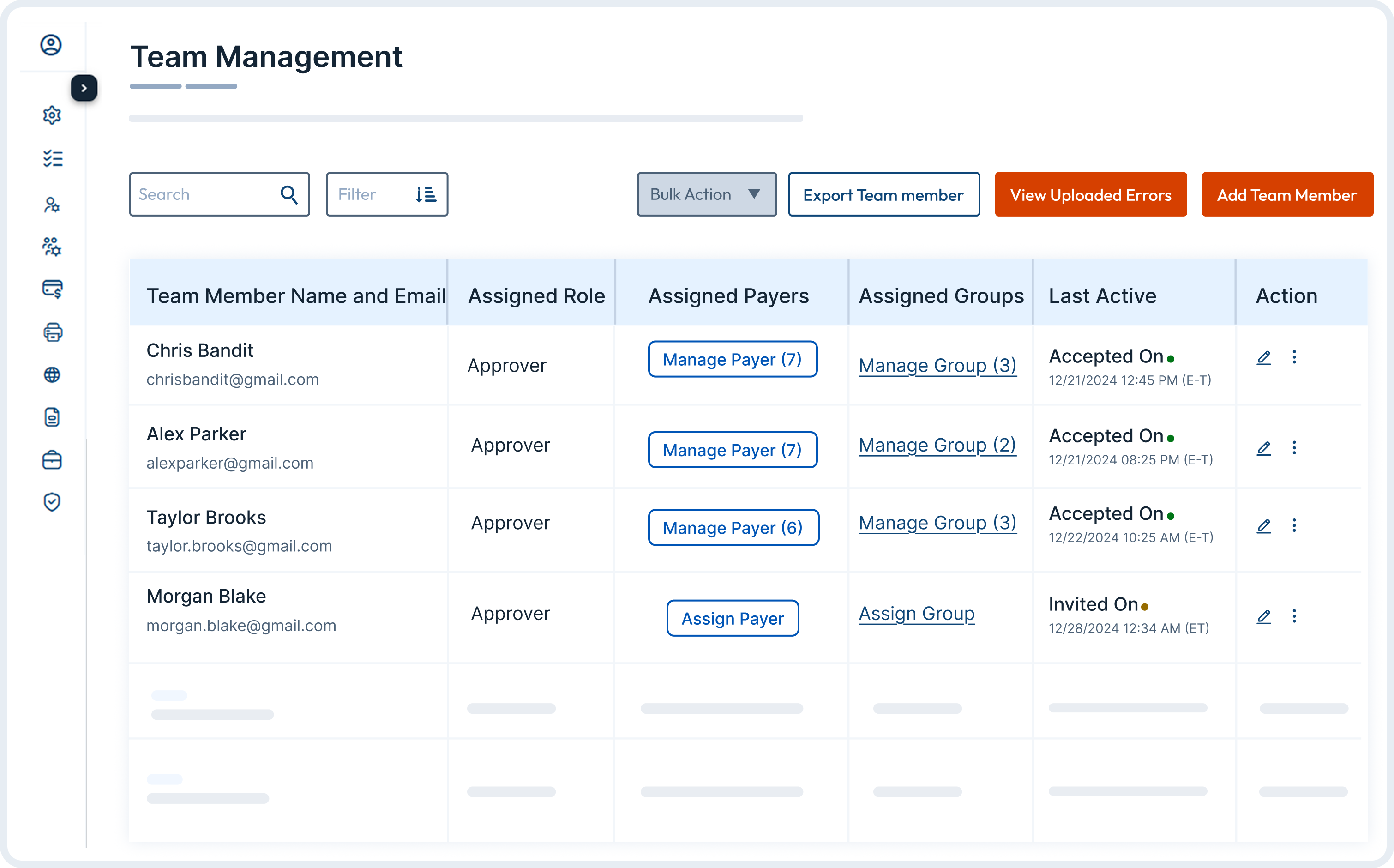 Invite and Manage Your Team