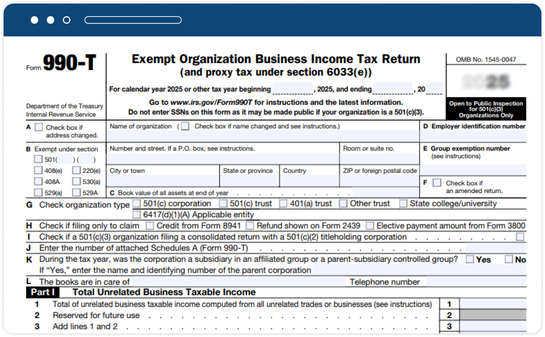 Form 990-T: An Overview