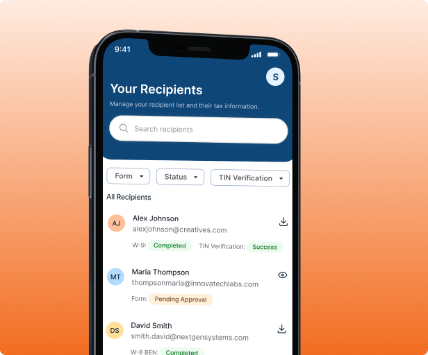 Send W-9 Requests Instantly