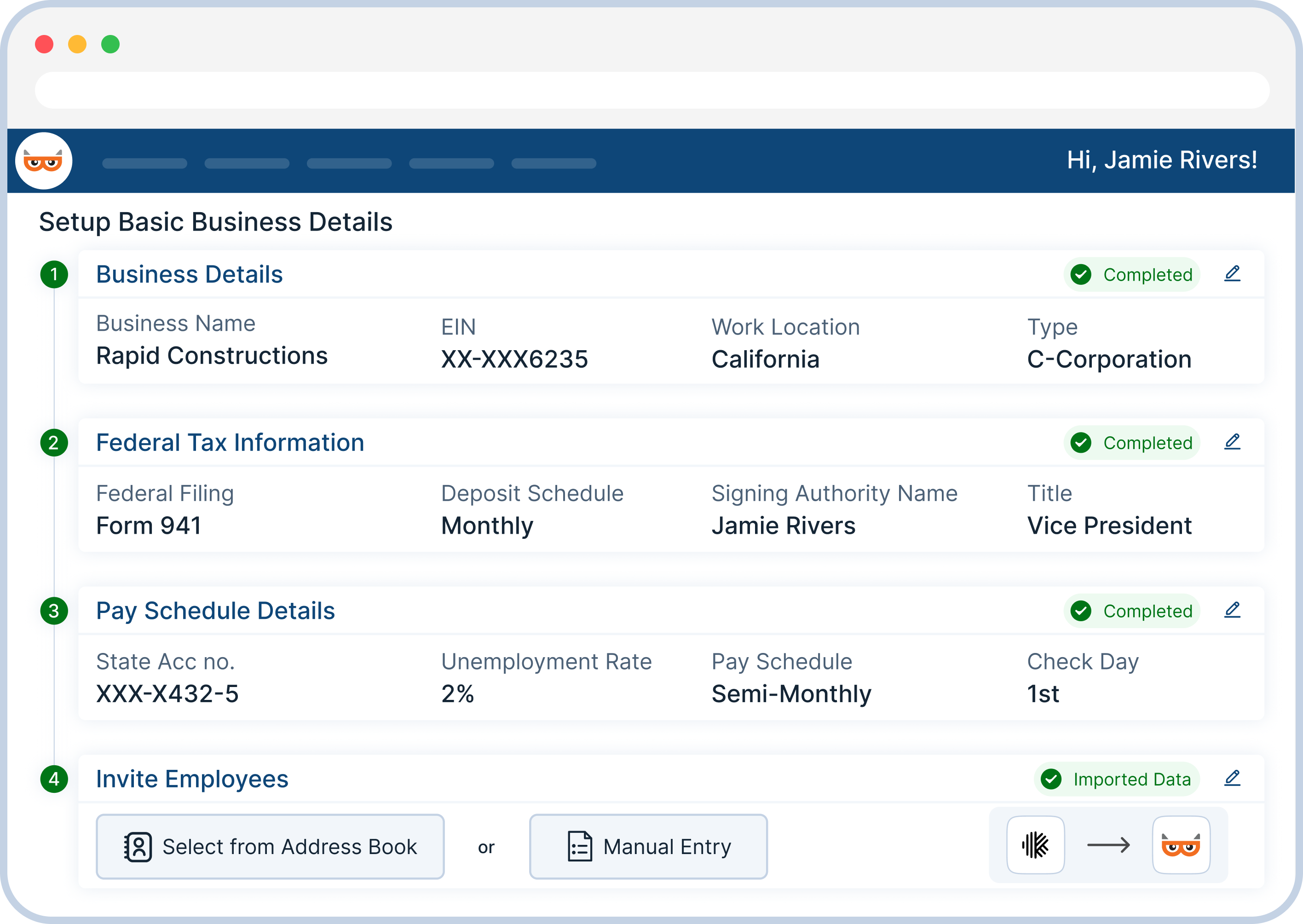  Simple and Quick Onboarding