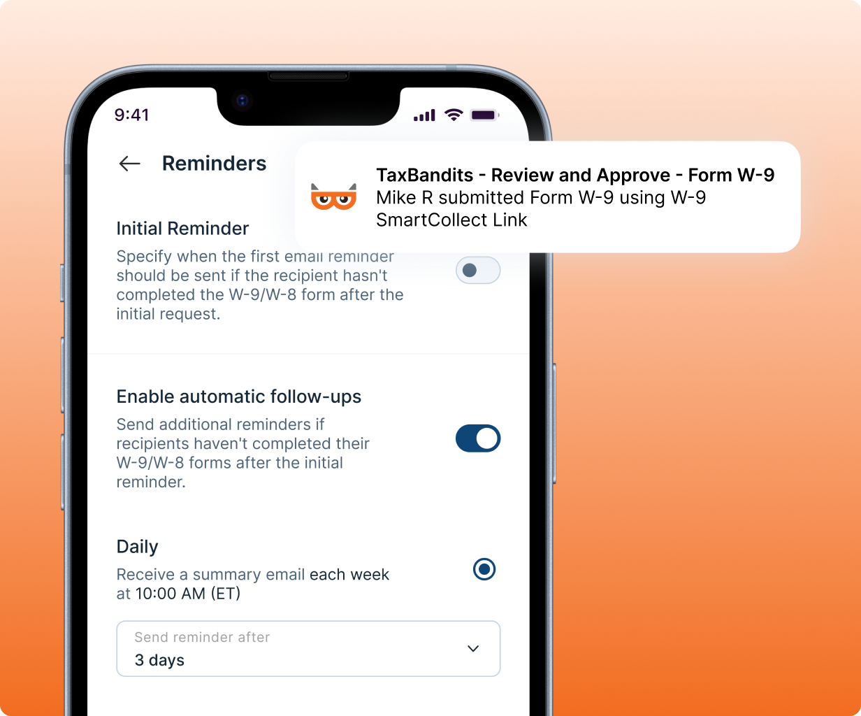 Send W-9 Requests Instantly