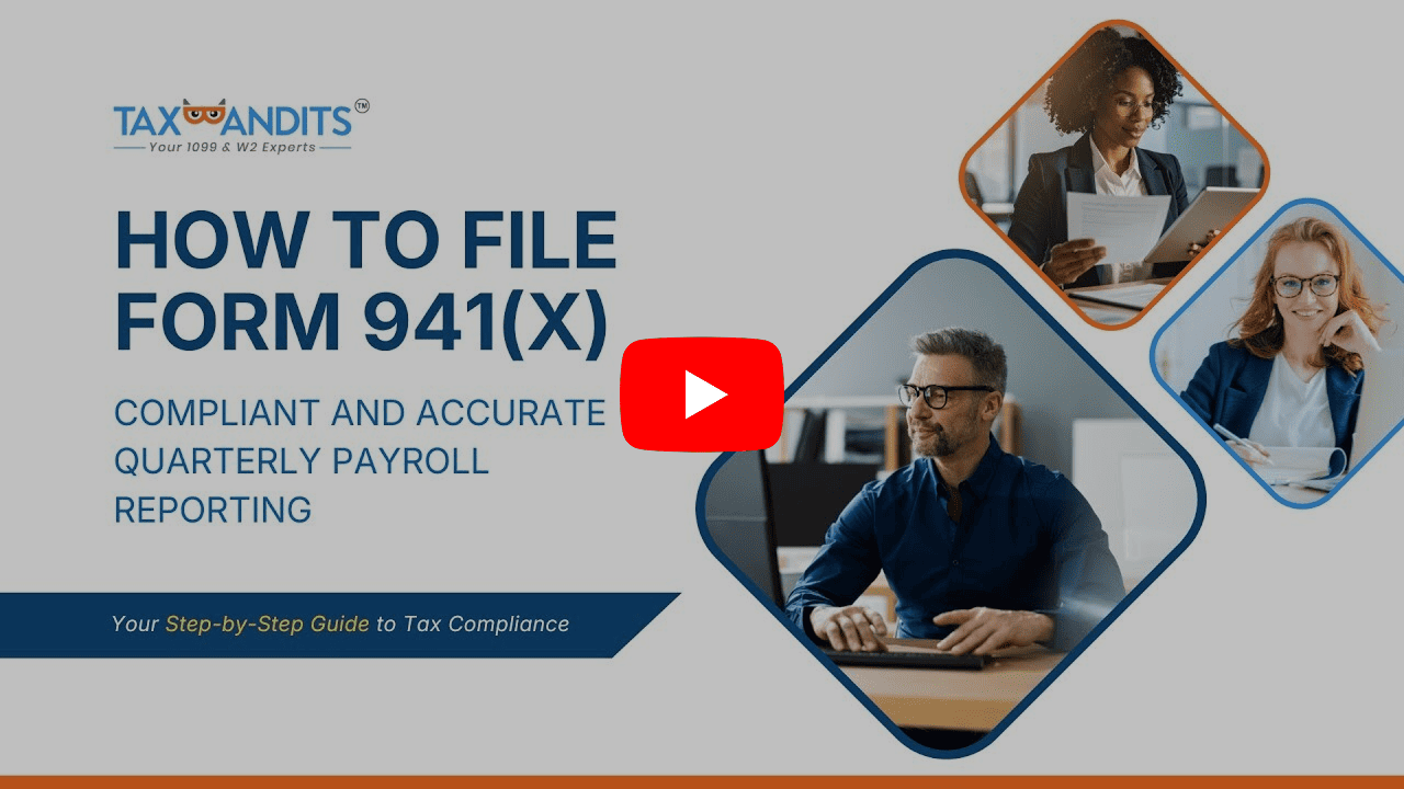 What Is Form 941-X Video Thumbnail